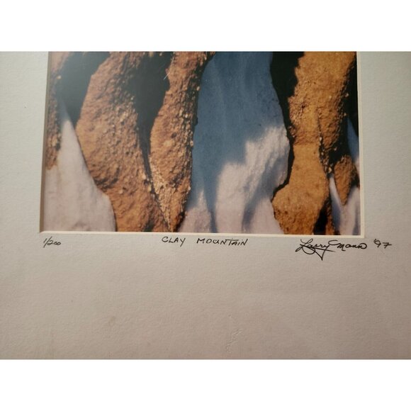 Larry Mann 1997 Clay Mountain Matted 1/200 signed Photo - Picture 2 of 3